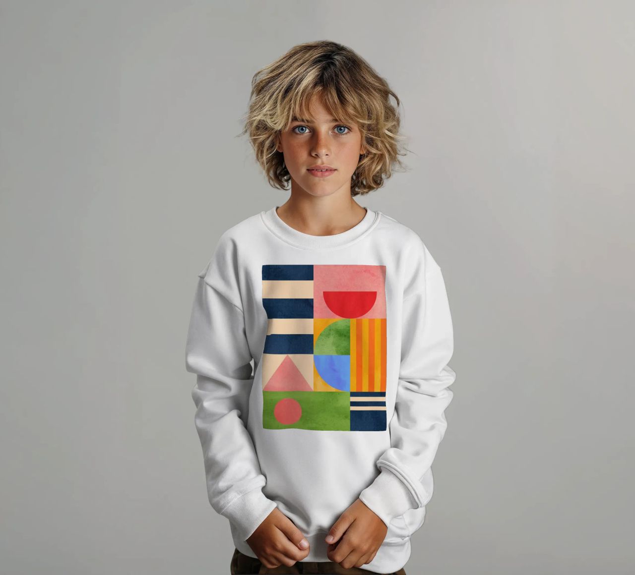 Forme geometriche 148 felpa bambino da Gaite