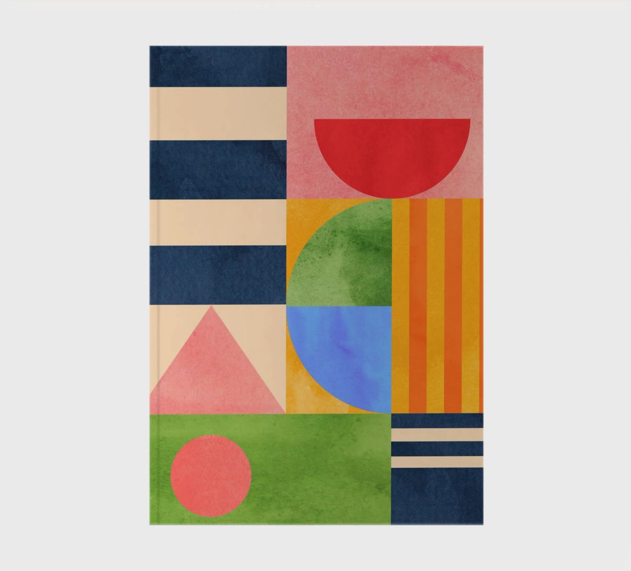 Geometric Shapes 148 notebook by Gaite