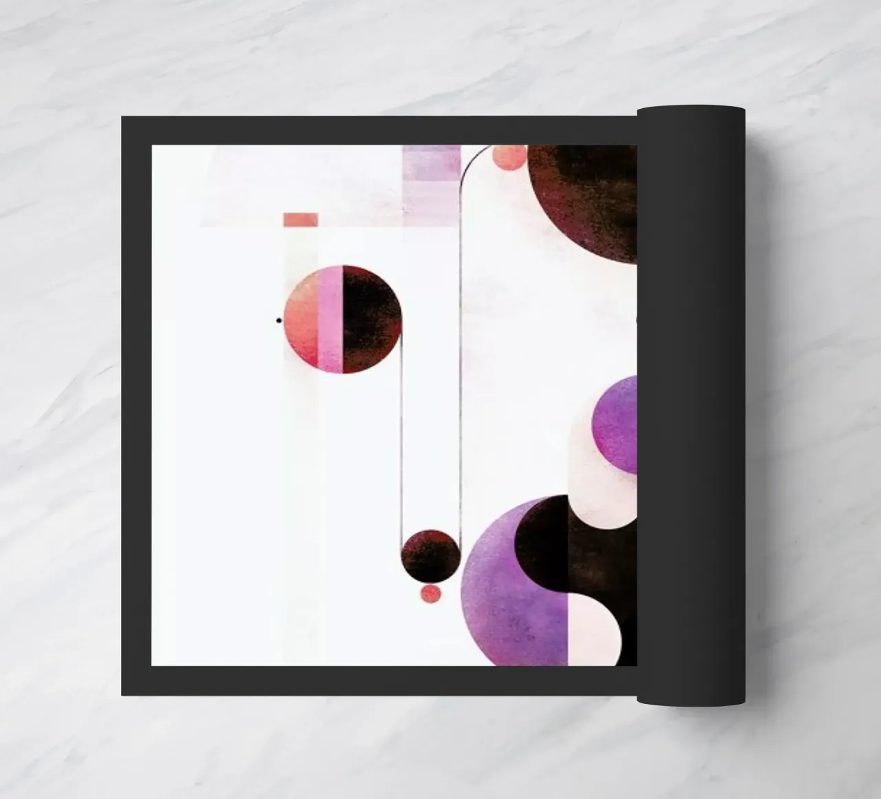 Rainbow Swinger doormat by Antony Squizzato