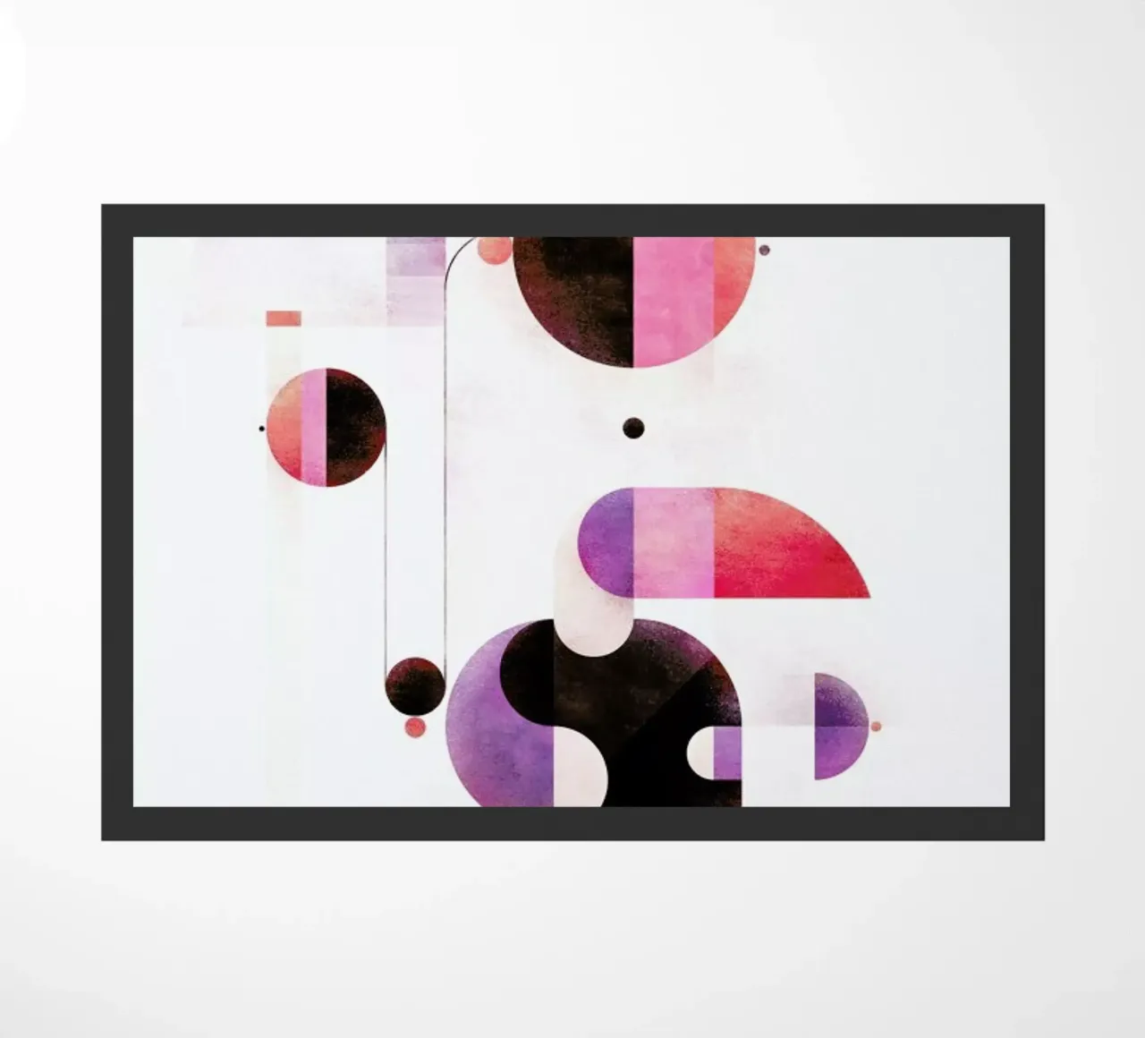 Rainbow Swinger doormat by Antony Squizzato