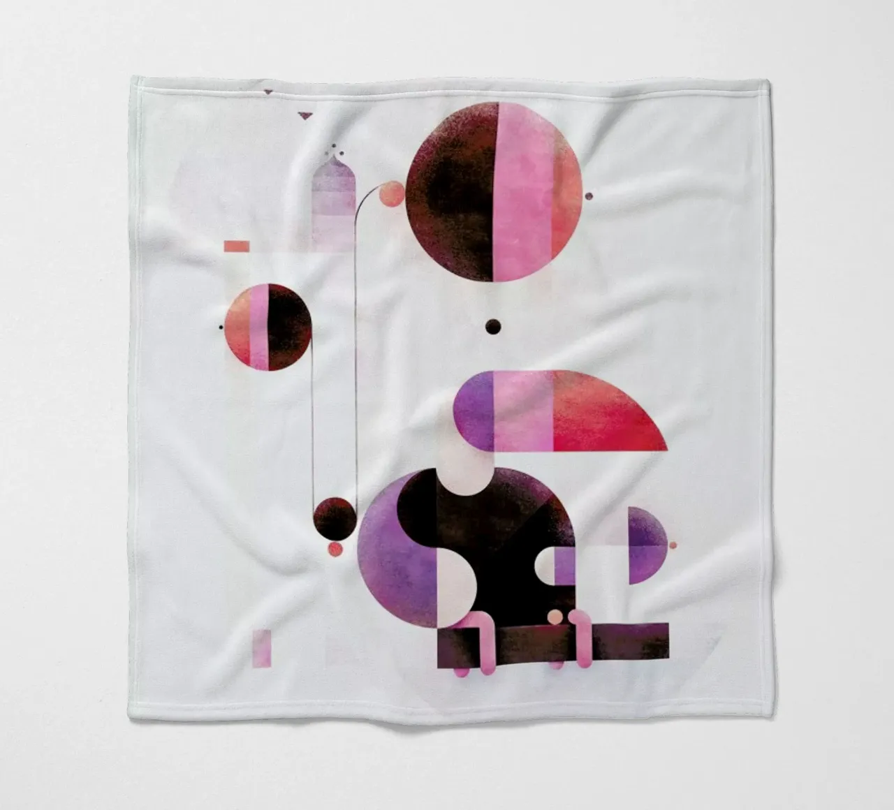 Rainbow Swinger Fleecedecke von Antony Squizzato