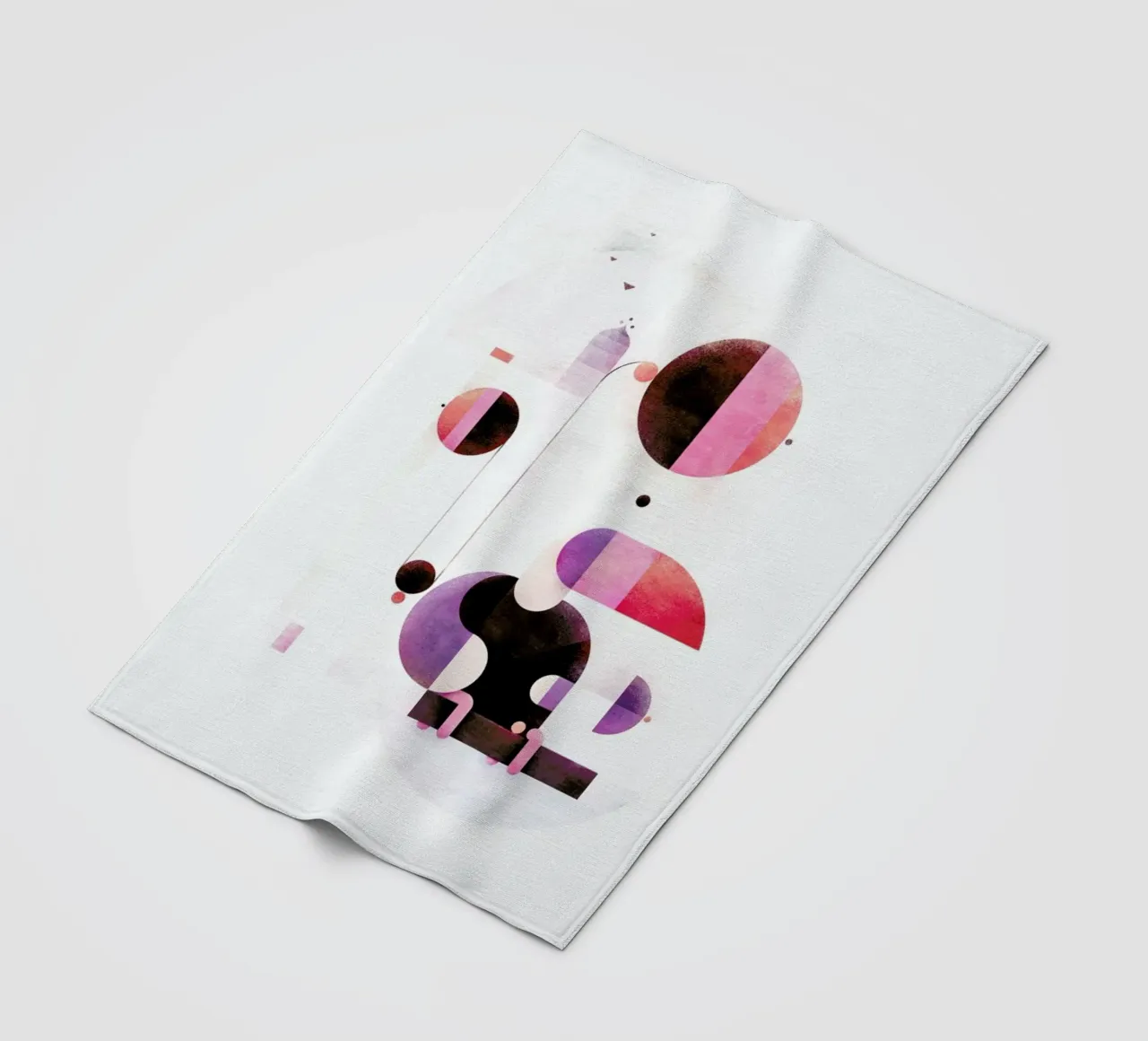 Rainbow Swinger Fleecedecke von Antony Squizzato