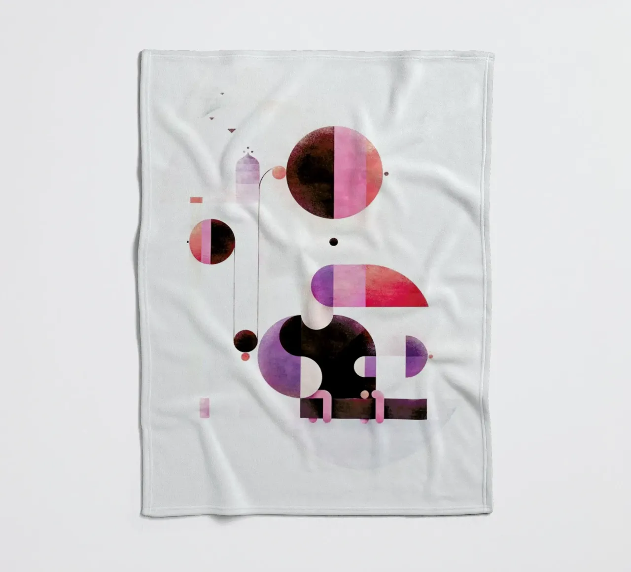 Rainbow Swinger Fleecedecke von Antony Squizzato