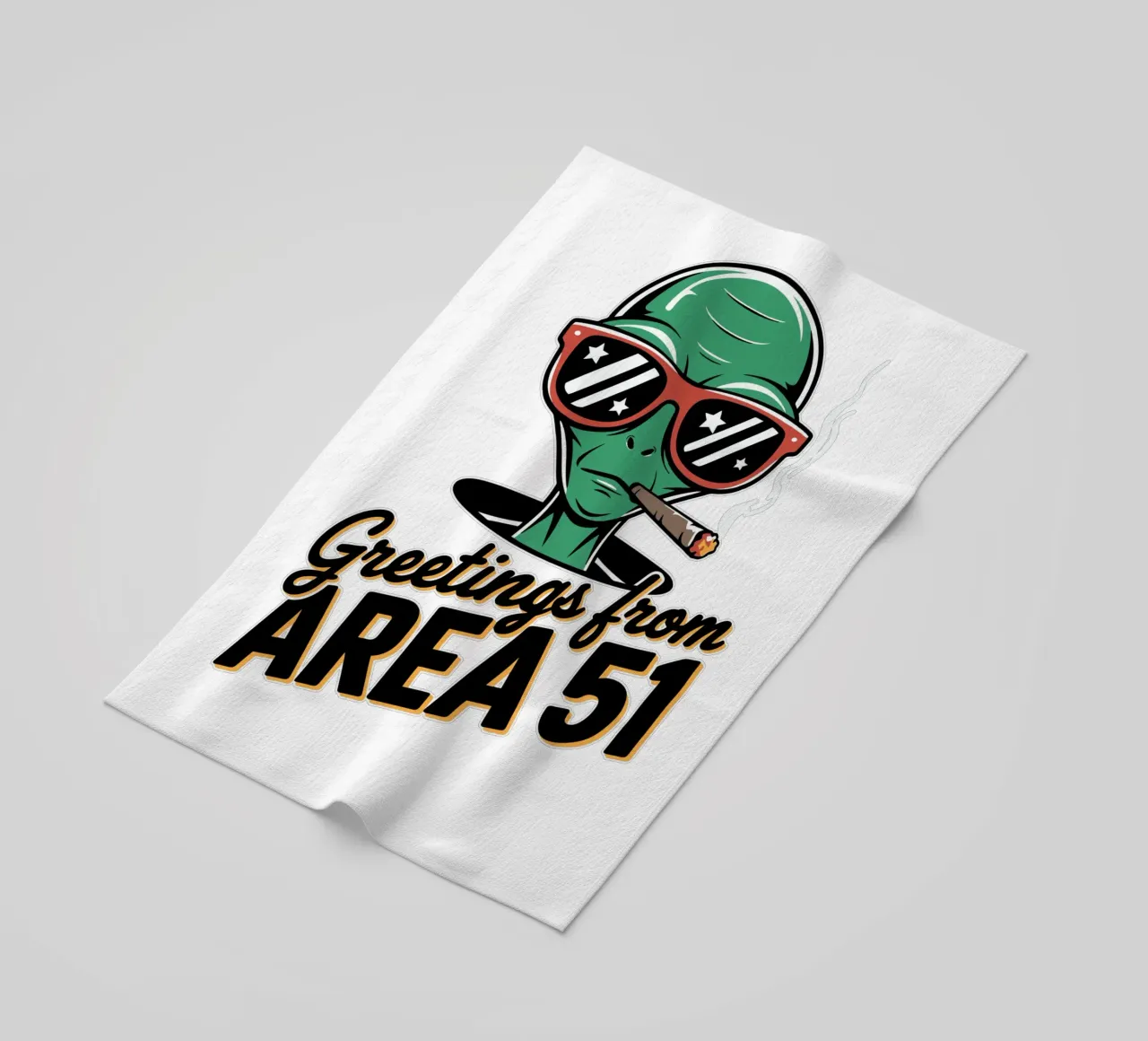 Greetings from Area 51 telo mare da edsonramosart