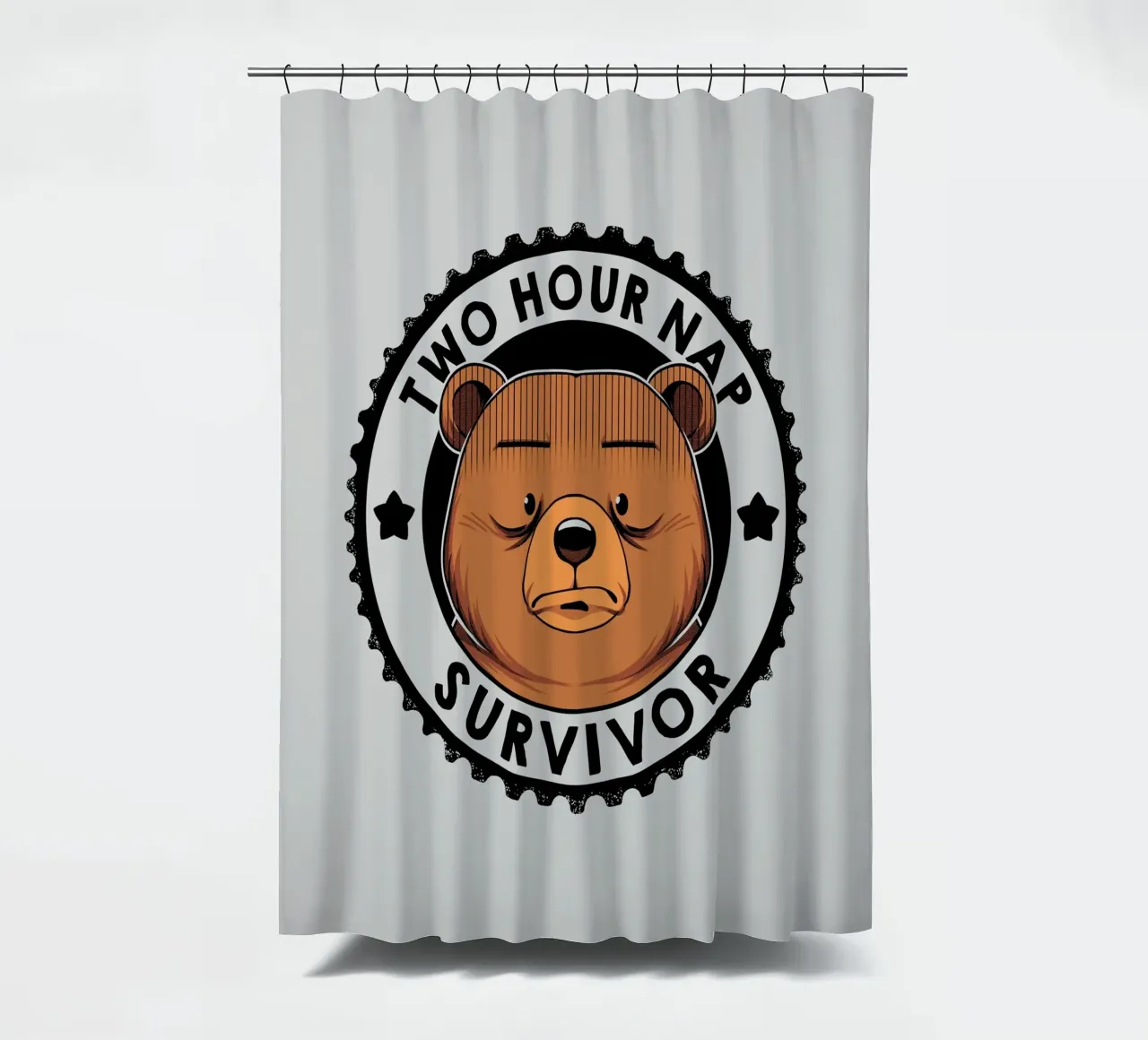 Two Hour Nap Survivor Bear tenda da doccia da Tobe Fonseca