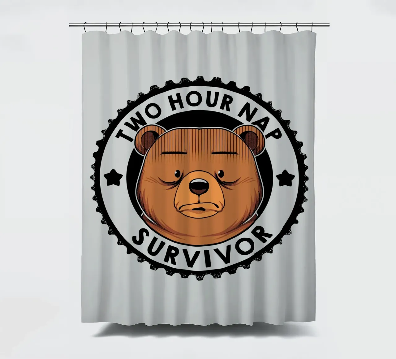 Two Hour Nap Survivor Bear tenda da doccia da Tobe Fonseca