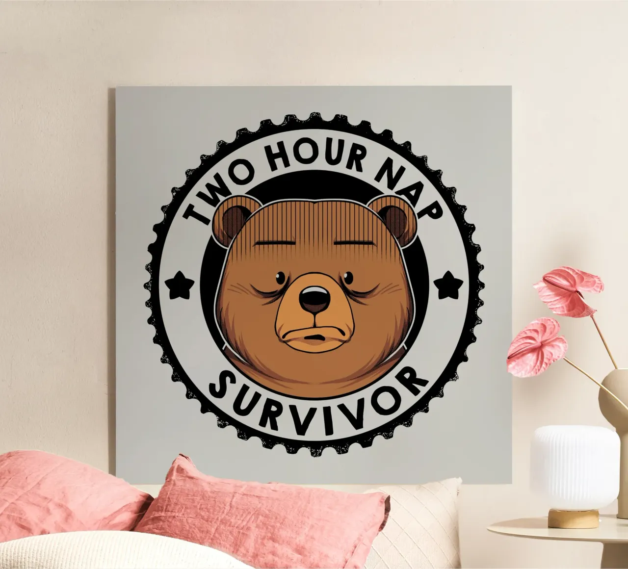 Two Hour Nap Survivor Bear plexiglass da Tobe Fonseca