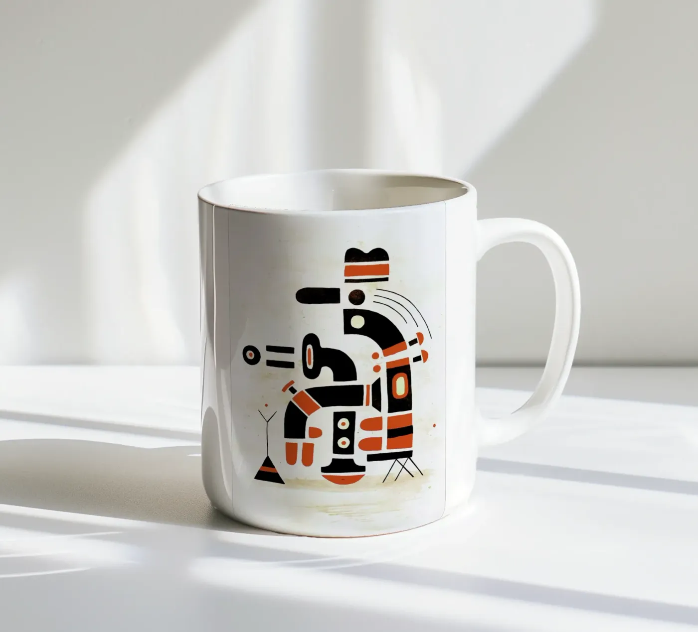 Simplexity ceramic mug by Antony Squizzato