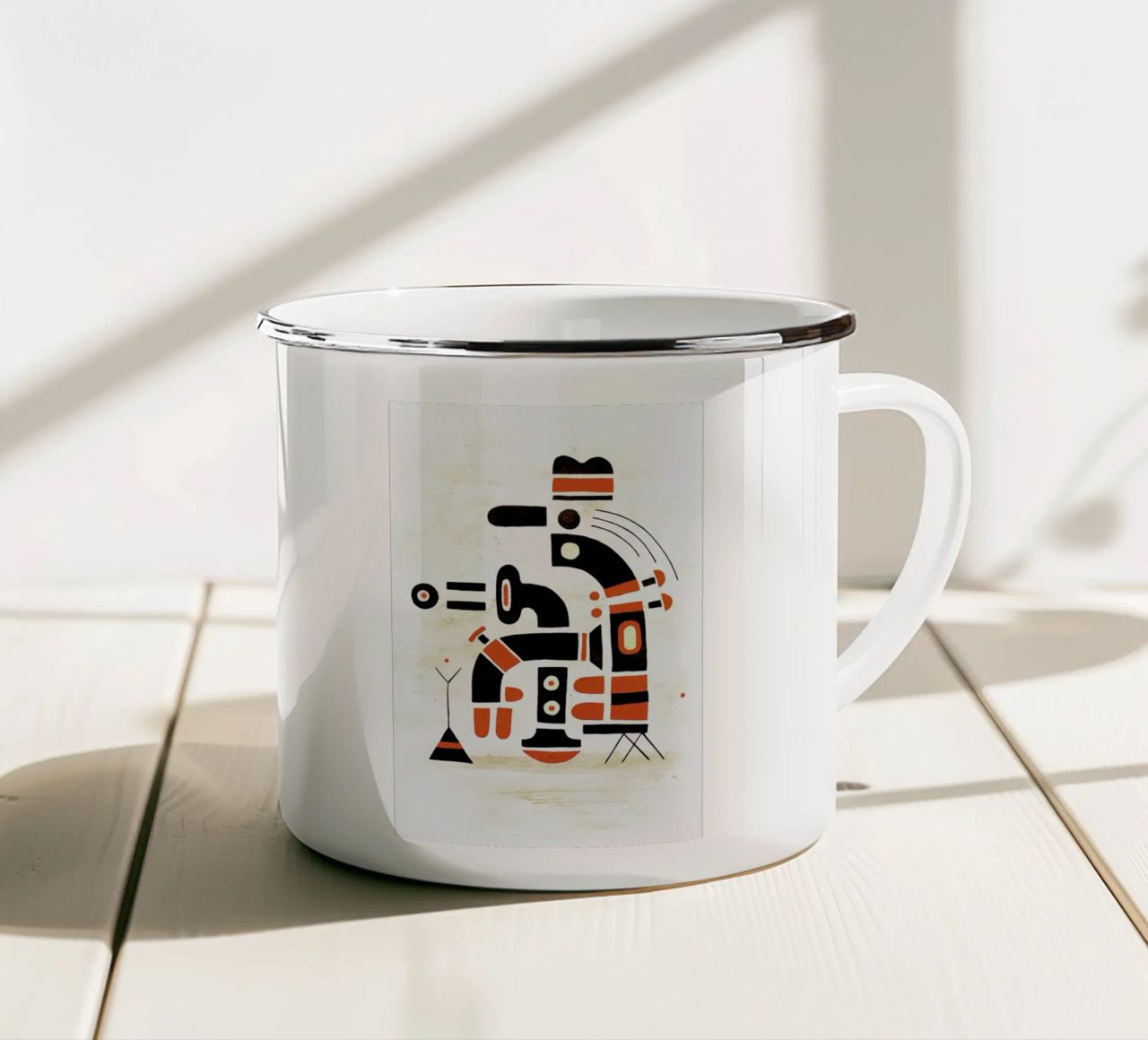 Simplexity tazza in smalto da Antony Squizzato