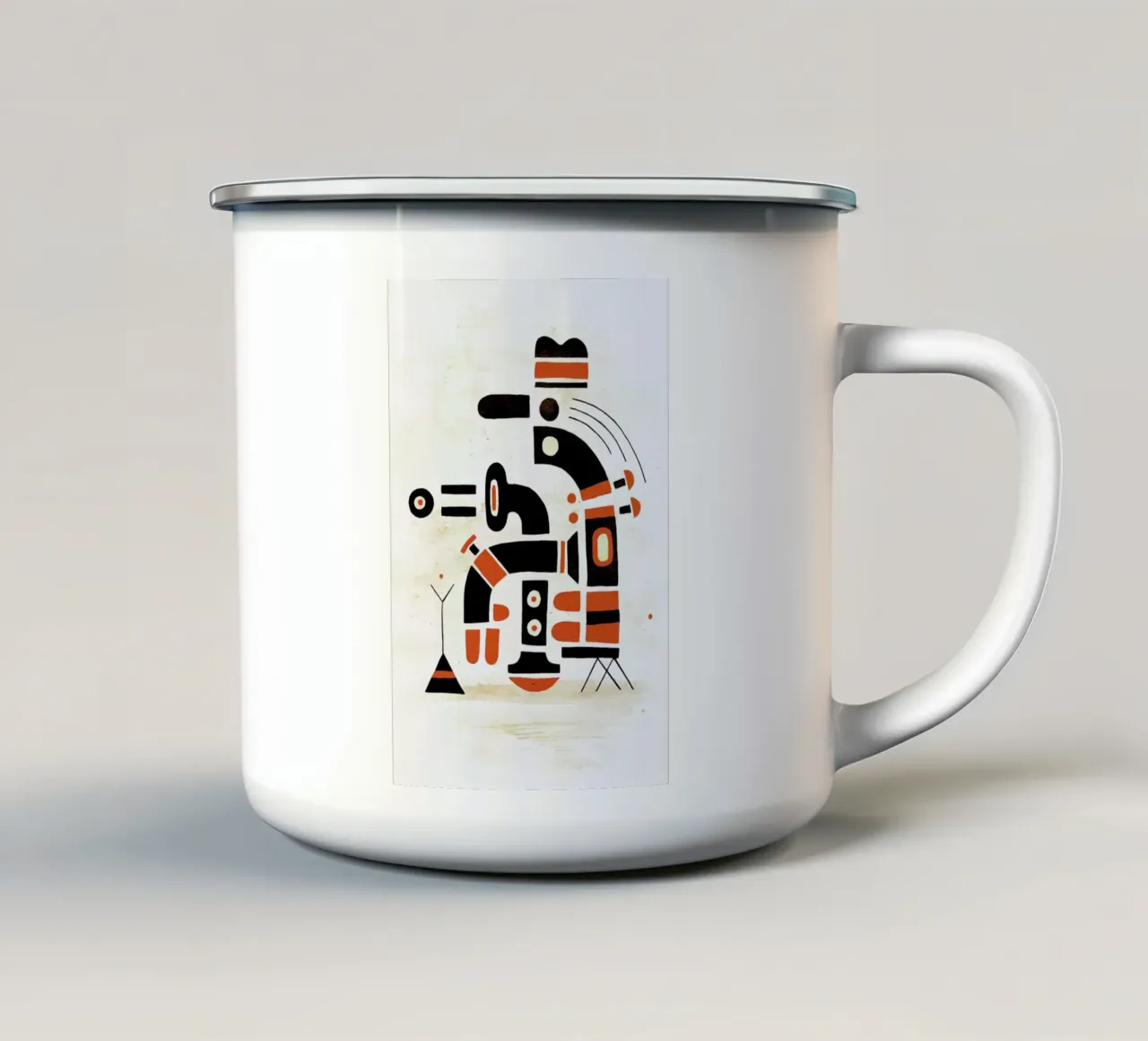 Simplexity taza de esmalte de Antony Squizzato