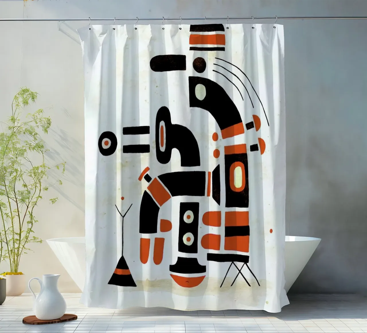 Simplexity Duschvorhang von Antony Squizzato