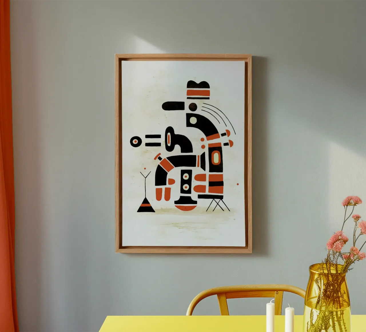 Simplexity tela con Cornice a cassetta da Antony Squizzato