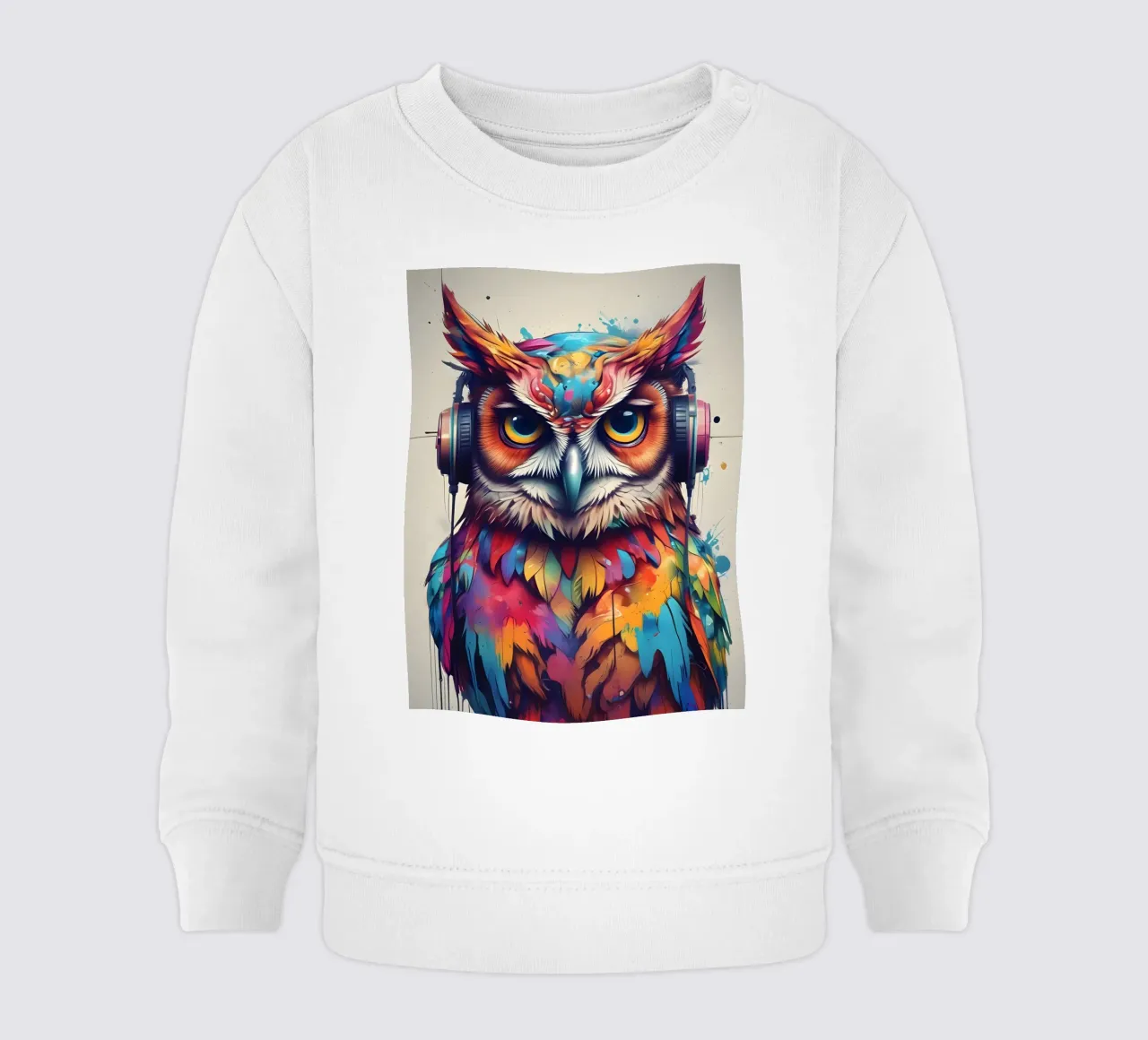 Gufo in cuffia felpa neonato da MakArena