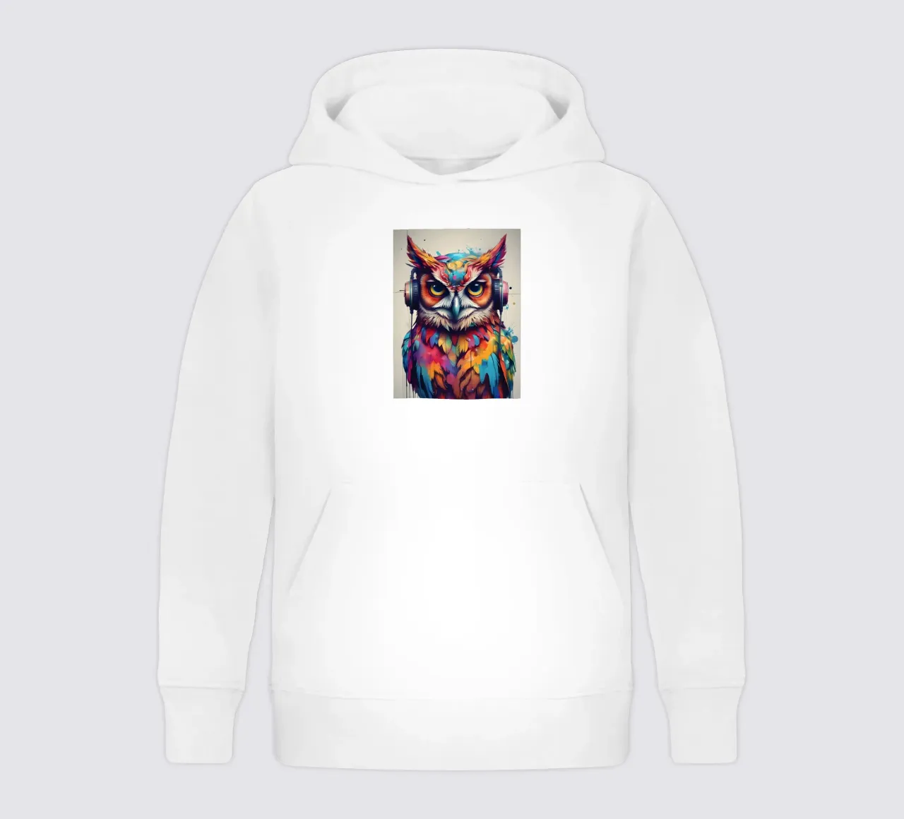 Gufo in cuffia felpa bambino con cappuccio da MakArena