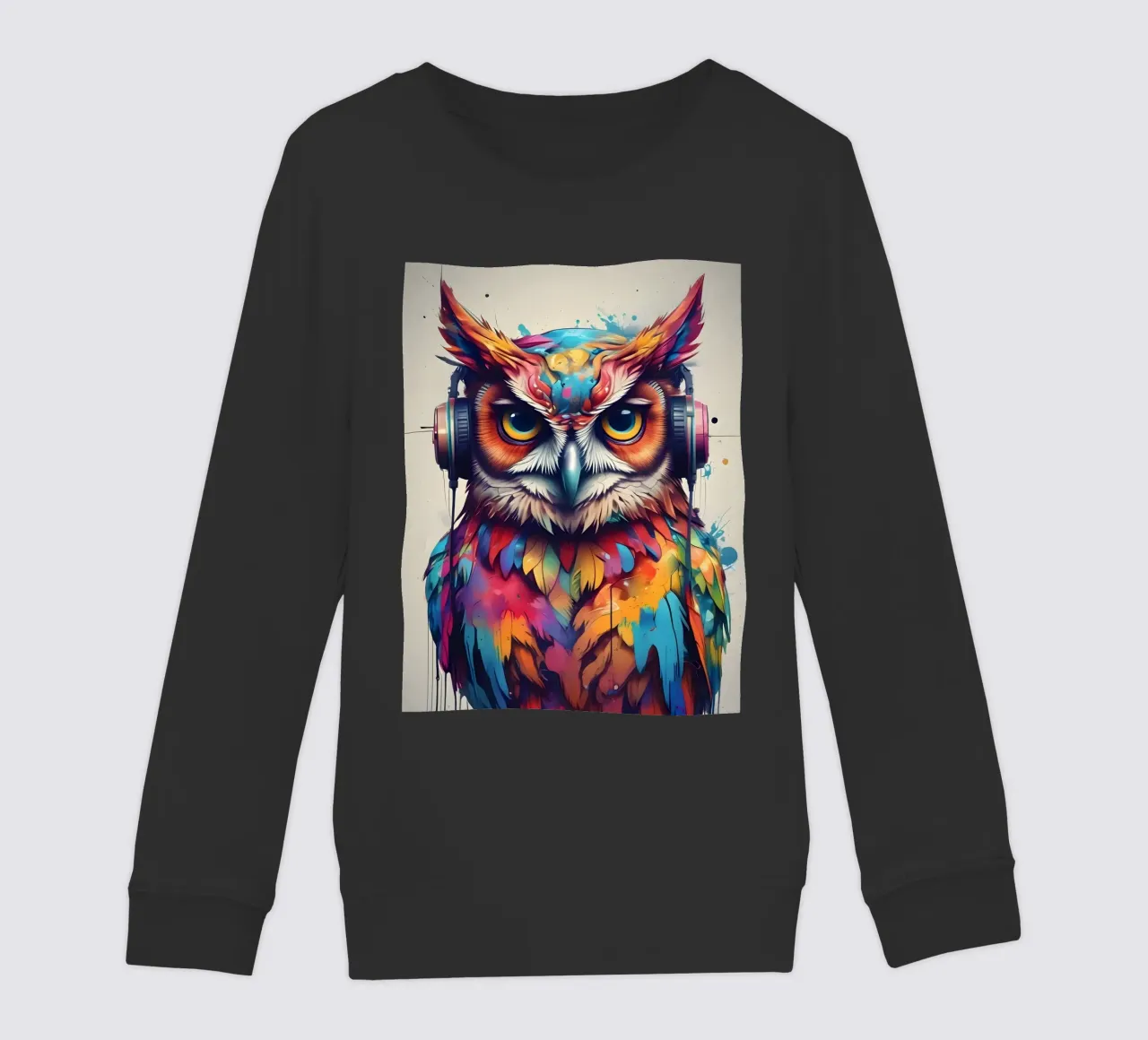 Gufo in cuffia felpa bambino da MakArena