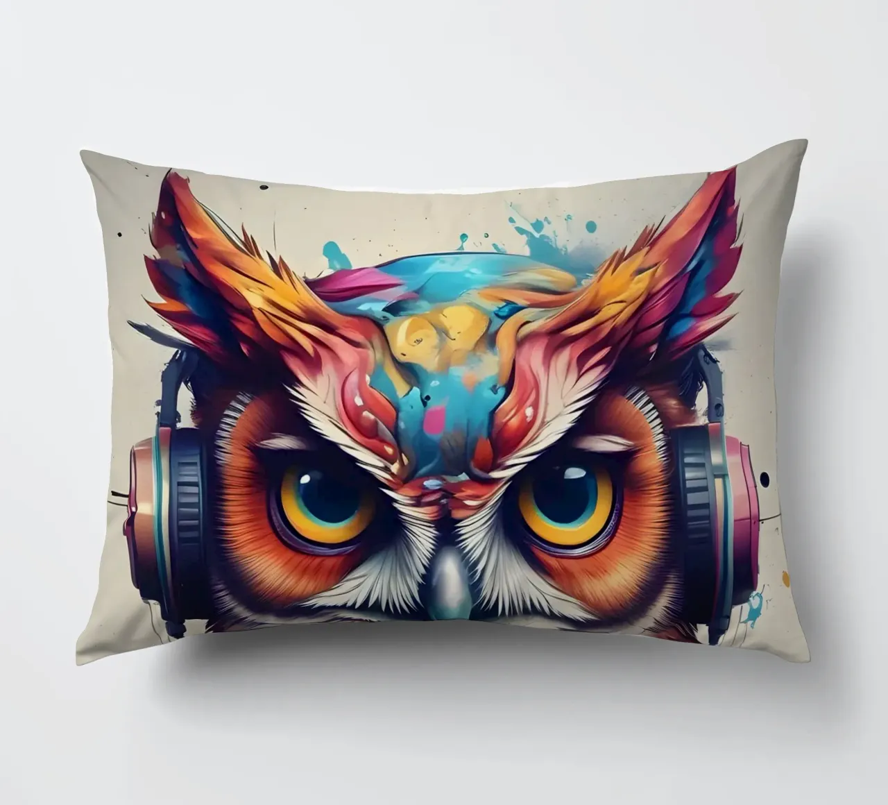 Gufo in cuffia cuscino da MakArena