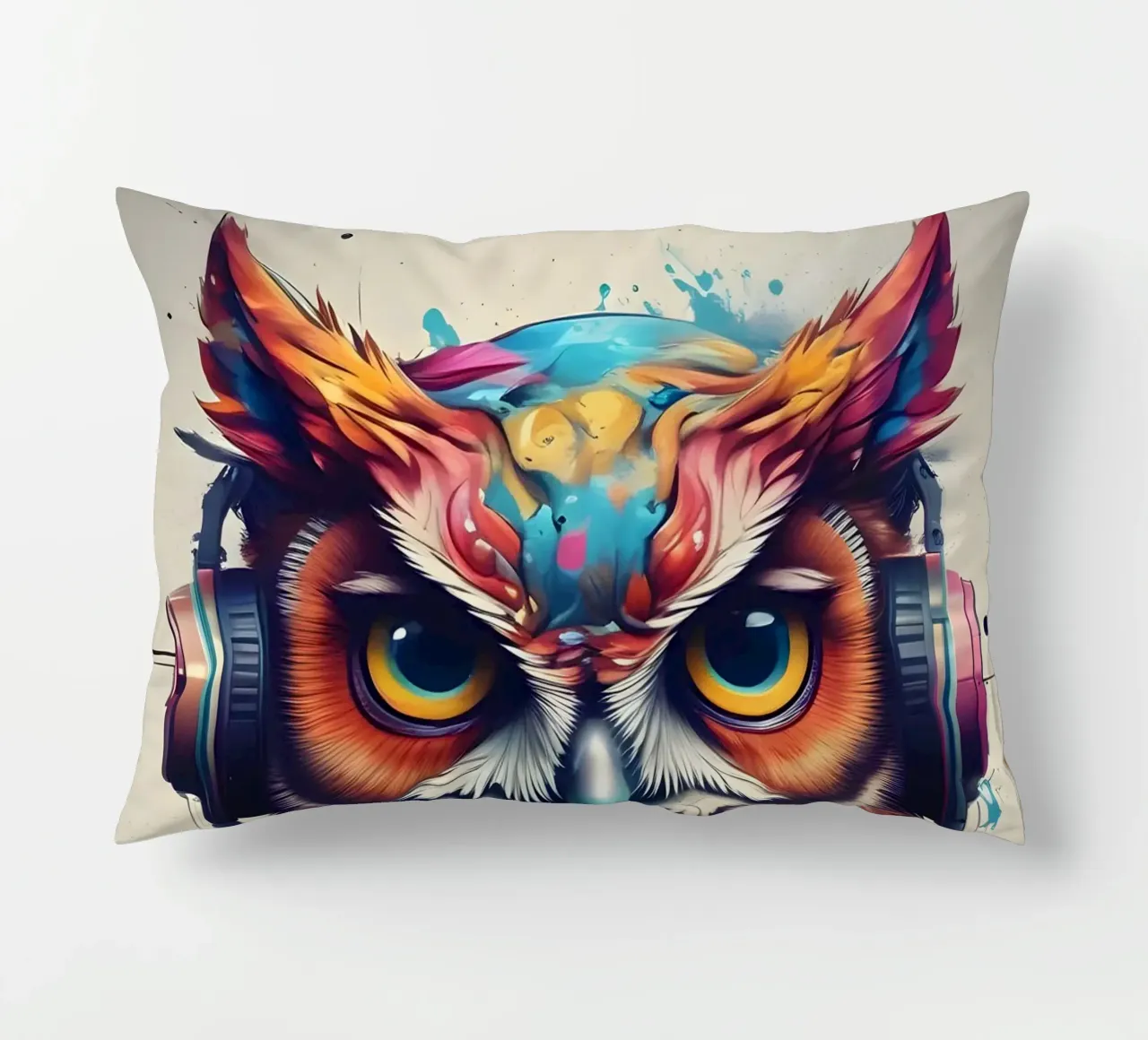 Gufo in cuffia cuscino da MakArena
