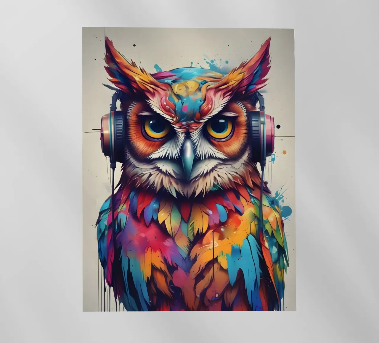 Gufo in cuffia pellicola backlit da MakArena