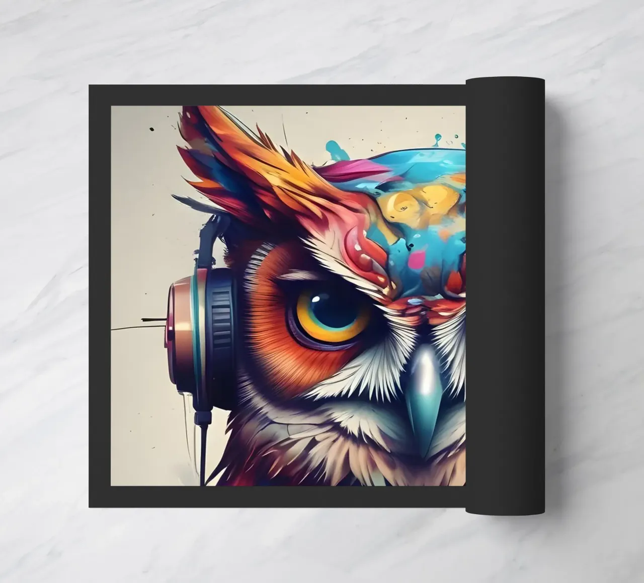 Gufo in cuffia zerbino da MakArena