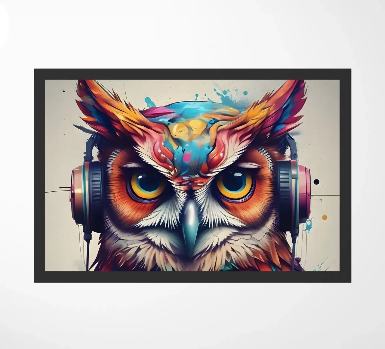 Gufo in cuffia zerbino da MakArena