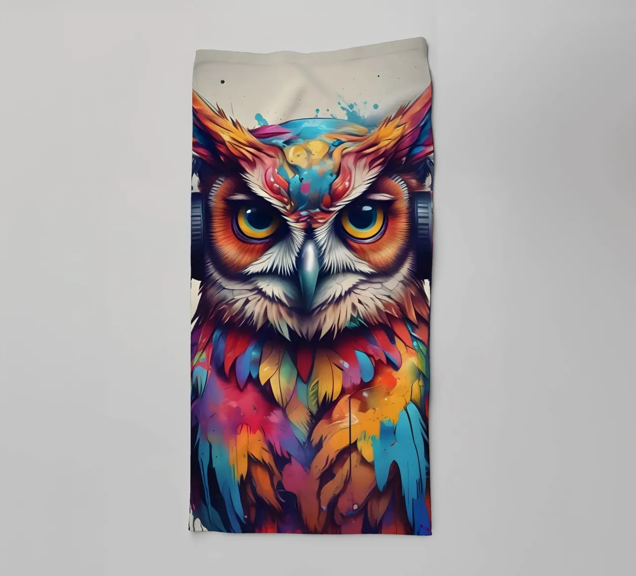 Gufo in cuffia asciugamano da bagno da MakArena