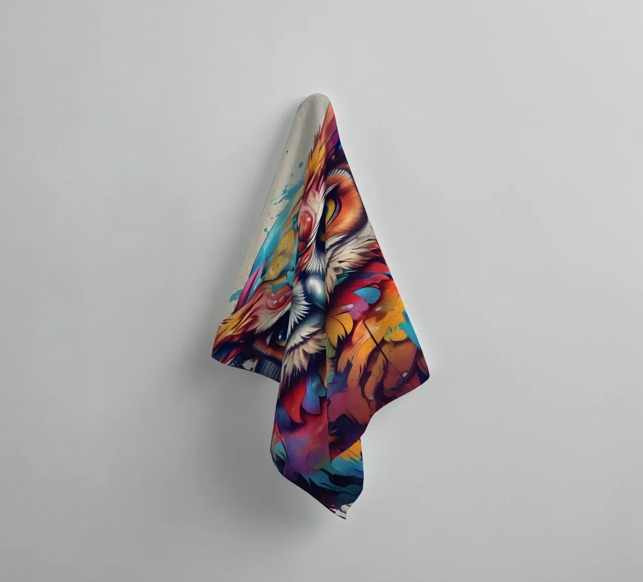 Gufo in cuffia asciugamano da bagno da MakArena