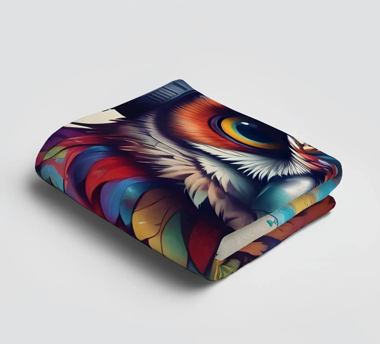 Gufo in cuffia asciugamano da bagno da MakArena