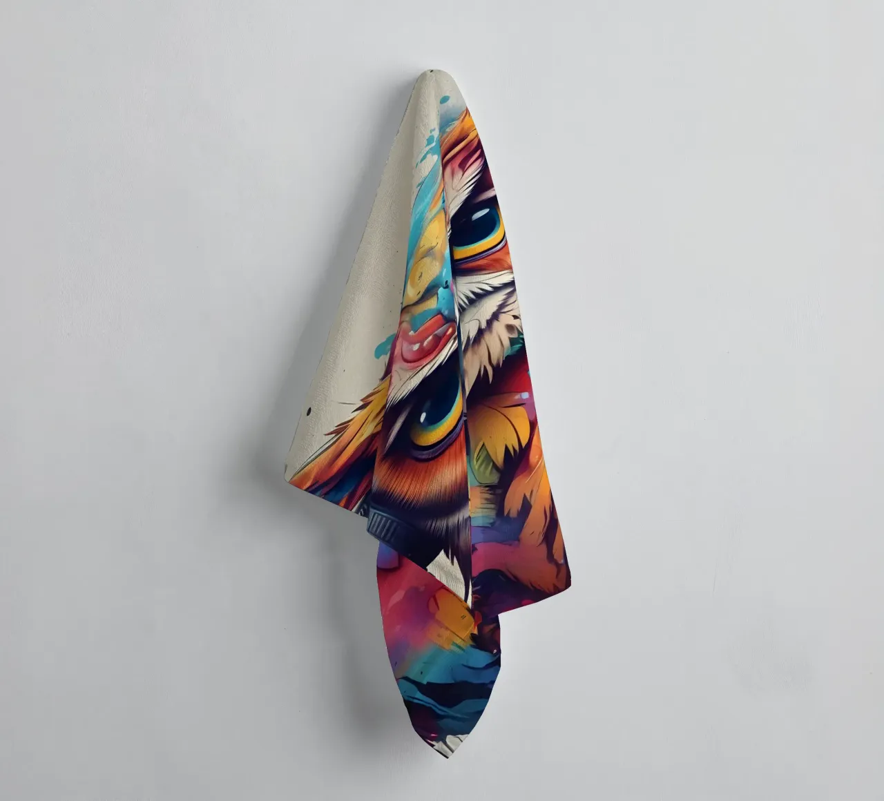 Gufo in cuffia asciugamano da bagno da MakArena