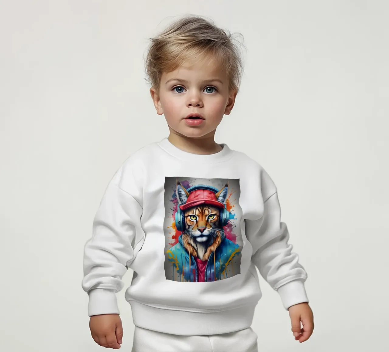 Lynx con cuffie felpa neonato da MakArena