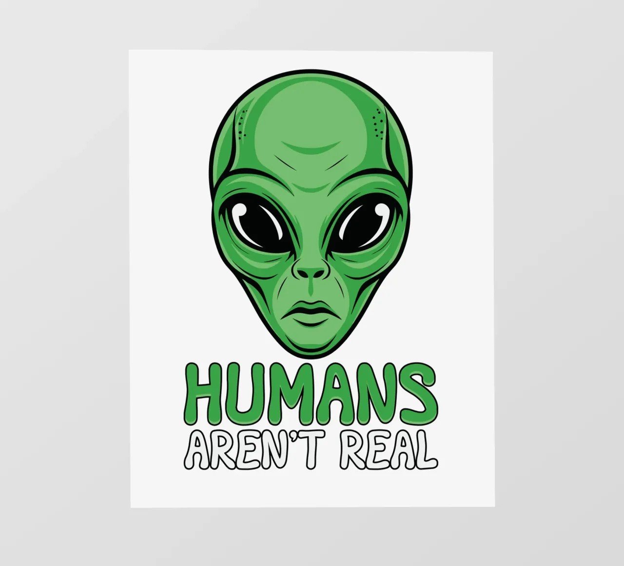 Humans Aren't Real pellicola backlit da edsonramosart