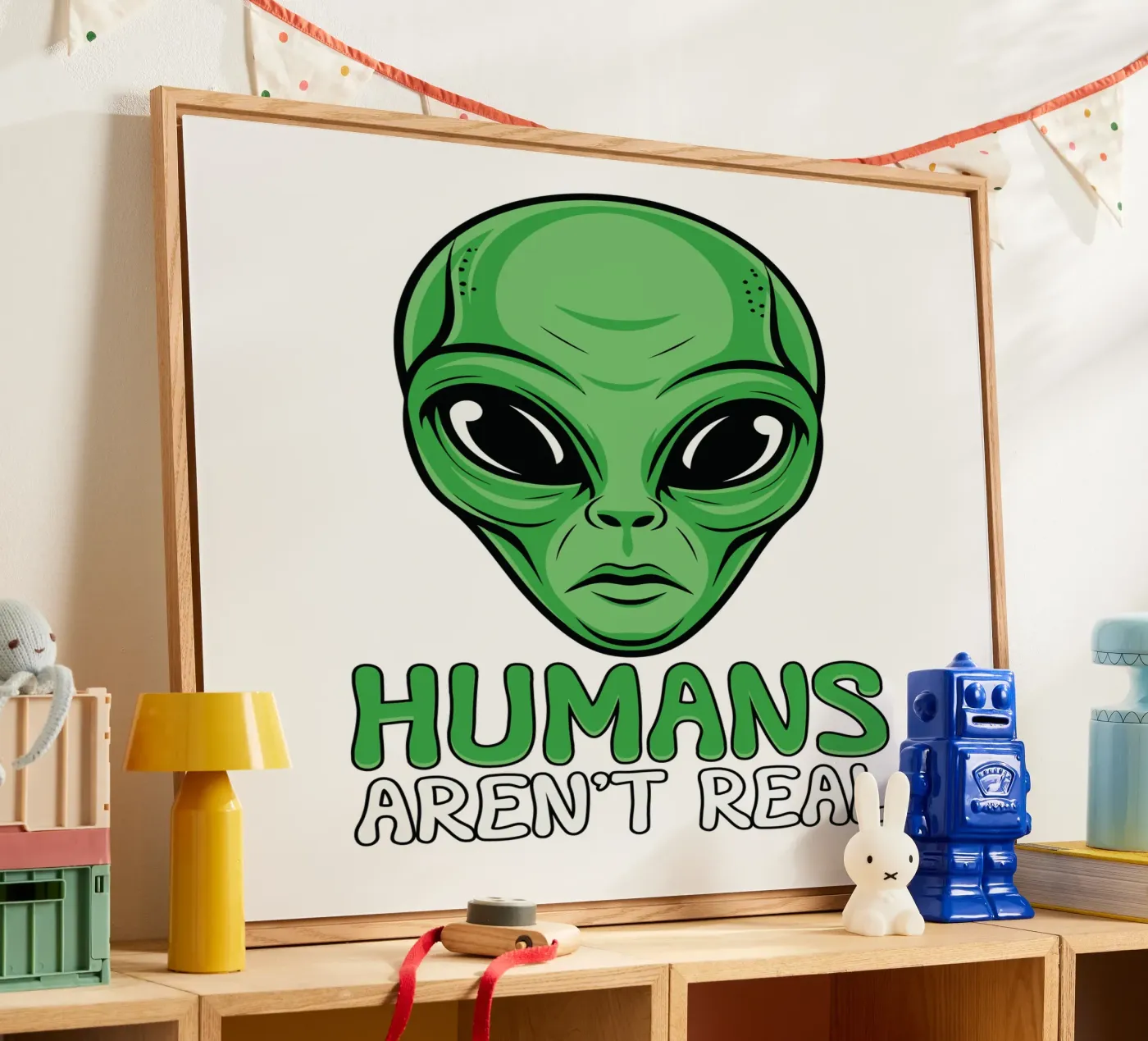 Humans Aren't Real plexiglass da edsonramosart