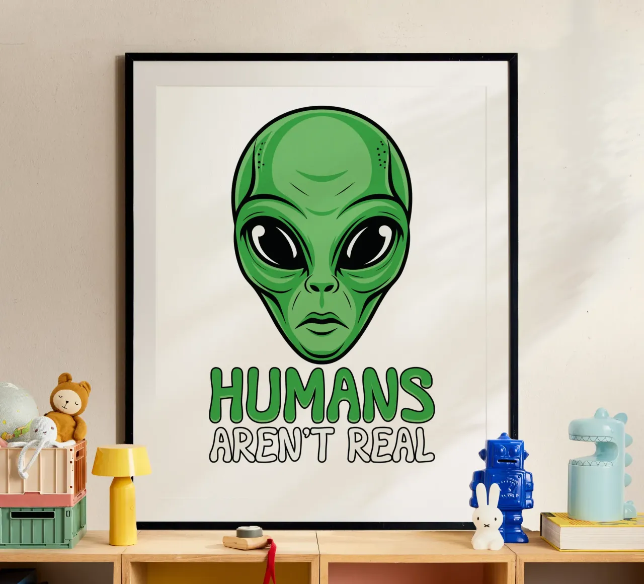 Humans Aren't Real carta hahnemühle da edsonramosart