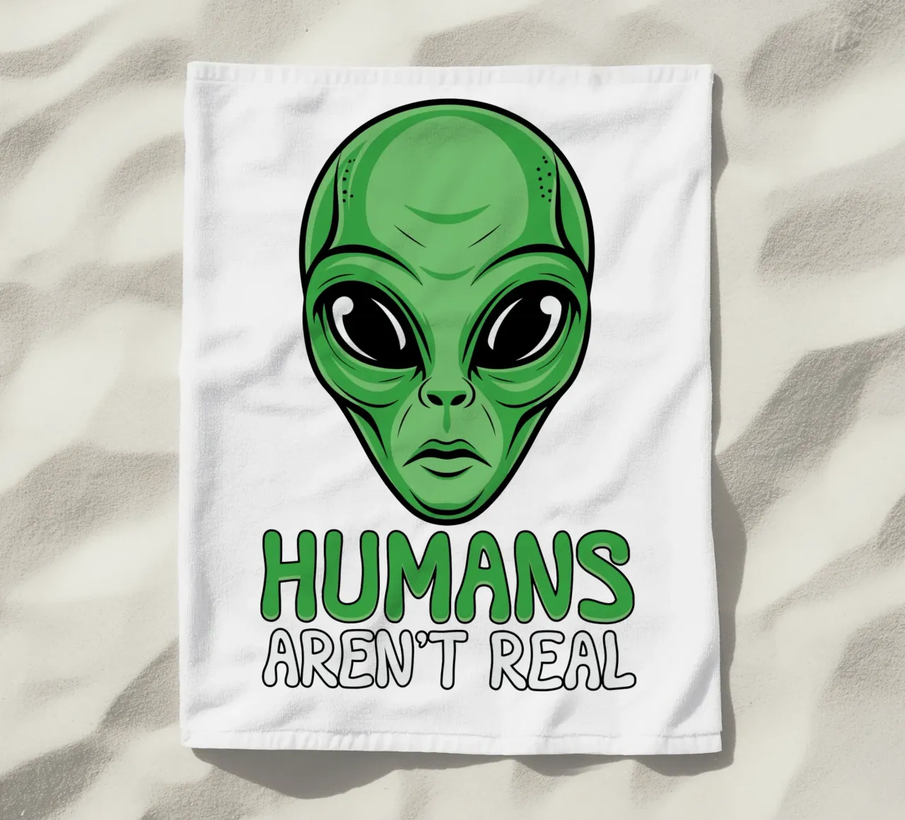 Humans Aren't Real telo mare da edsonramosart