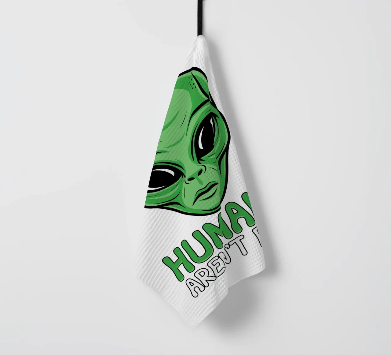 Humans Aren't Real canovaccio da cucina da edsonramosart