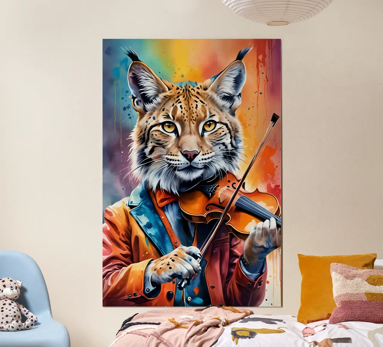 Los linces tocan el violín poster de MakArena