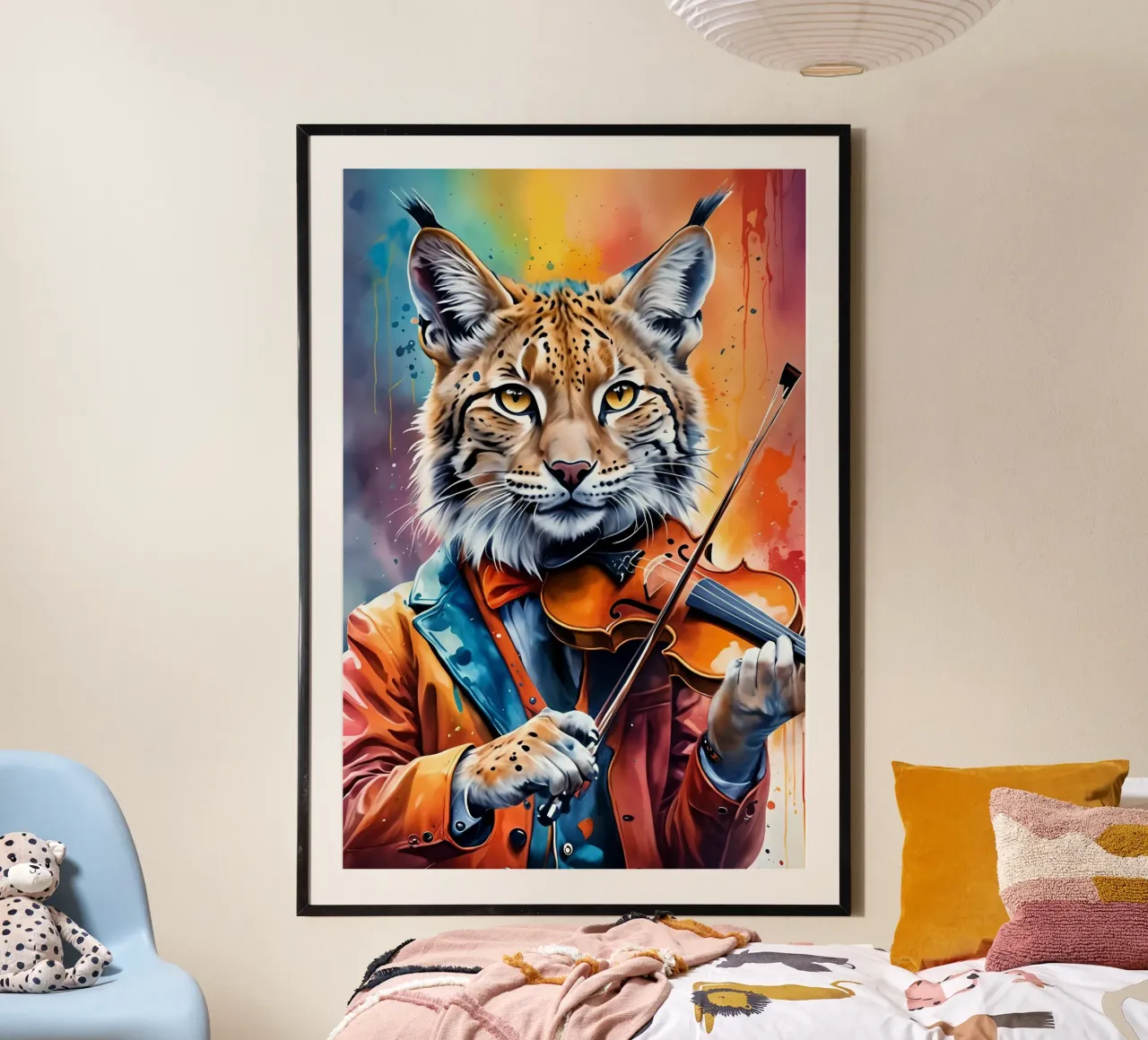 Los linces tocan el violín poster de MakArena