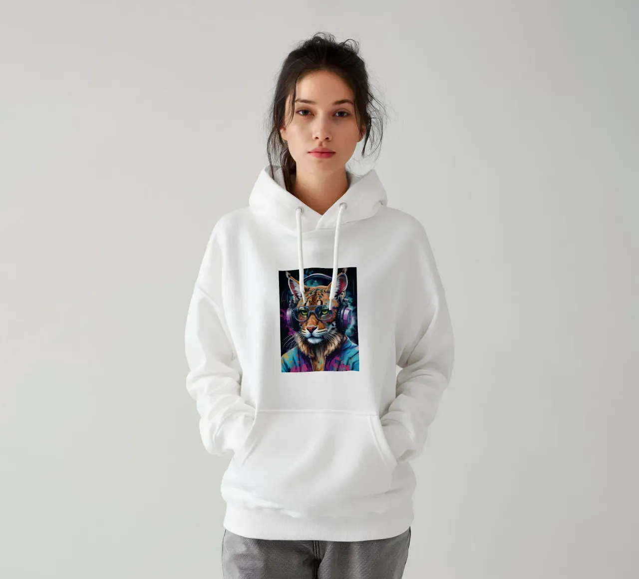 Lynx in cuffia felpa con cappuccio da MakArena