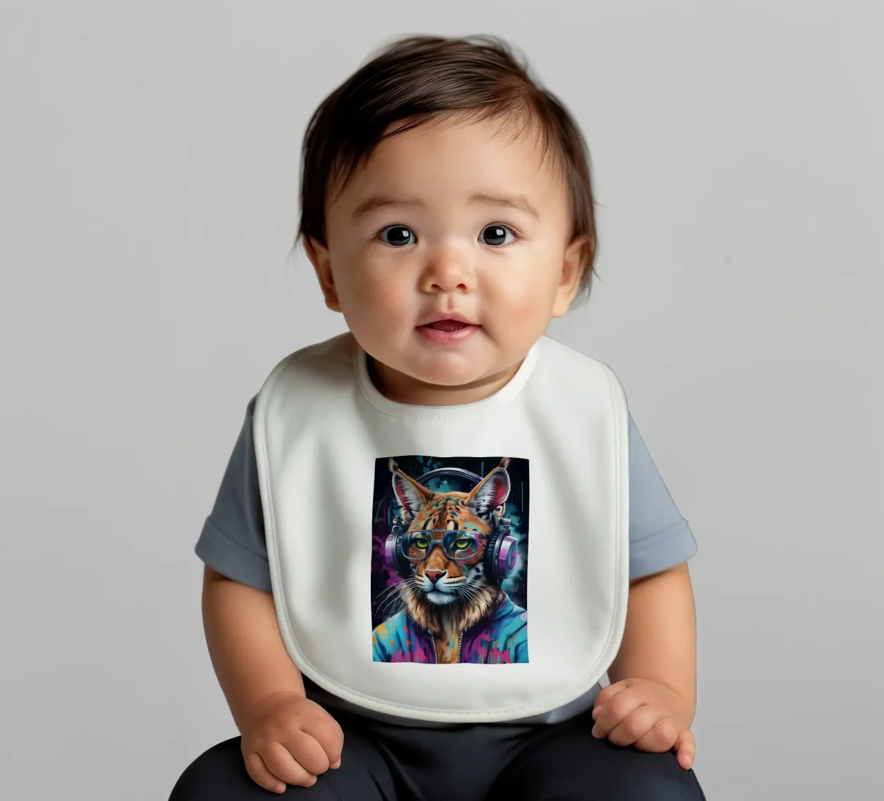 Lynx in cuffia bavaglino da MakArena