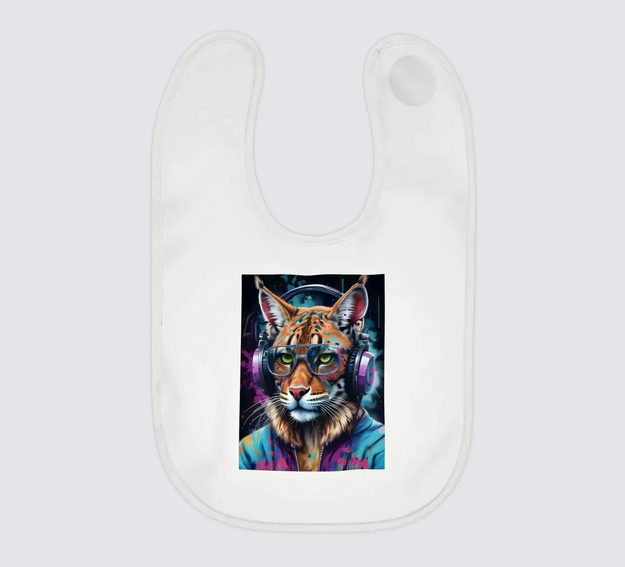 Lynx in cuffia bavaglino da MakArena