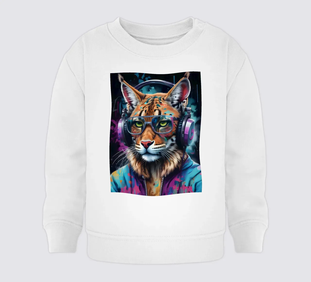 Lynx in cuffia felpa neonato da MakArena