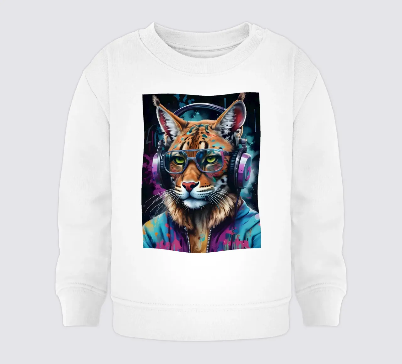 Lynx in cuffia felpa neonato da MakArena