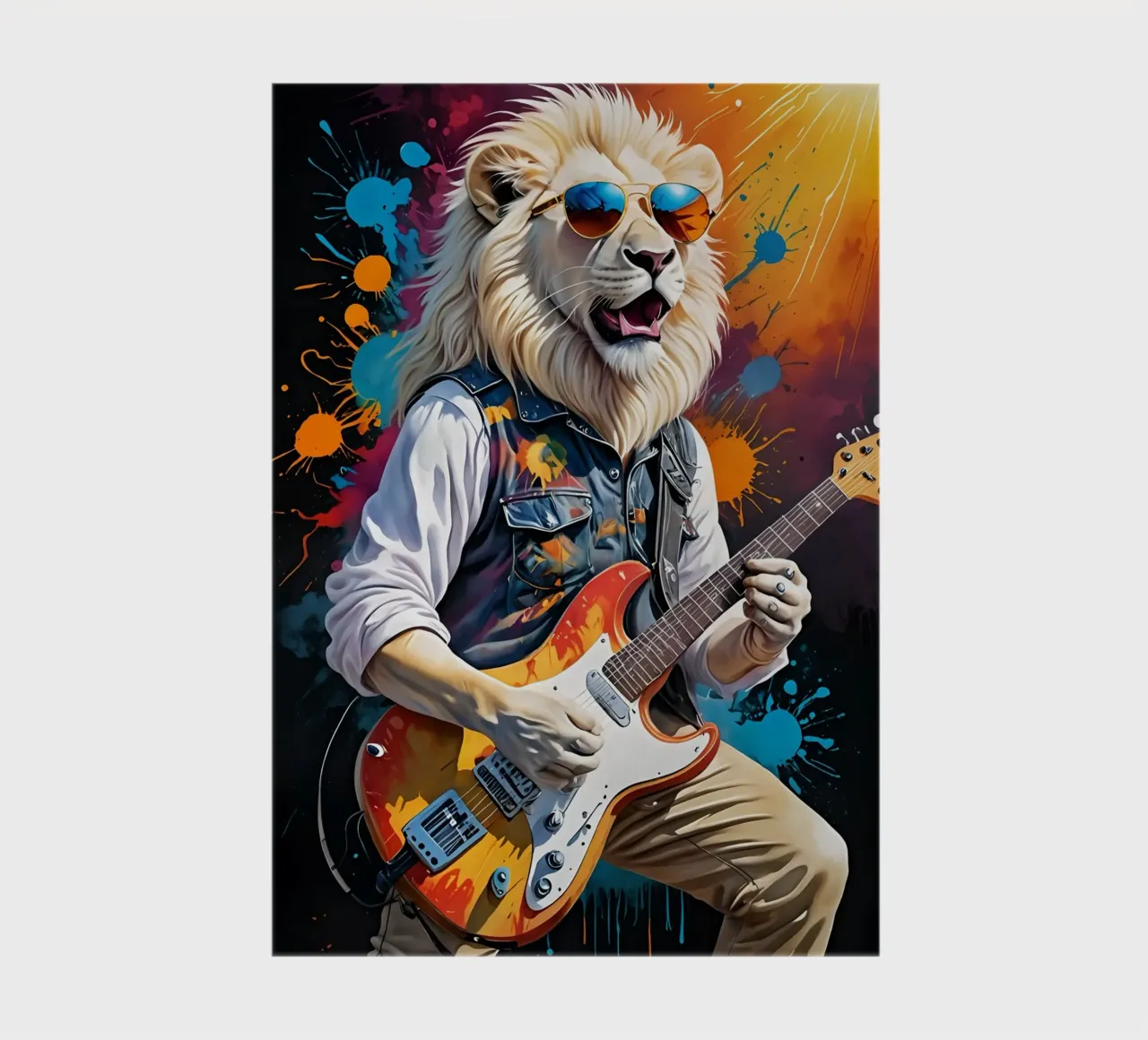 Lion rocker notebook by MakArena