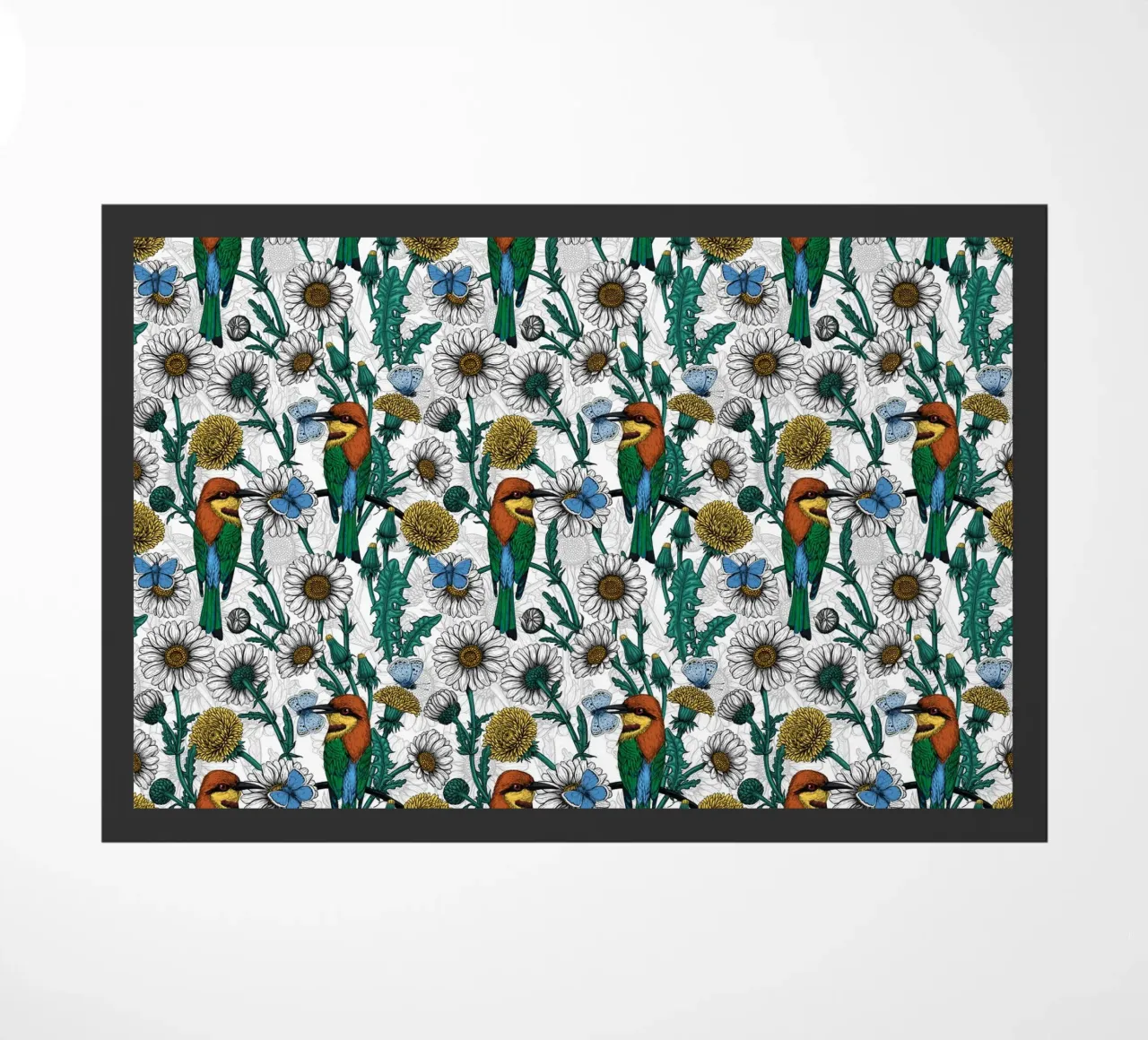 Katerina Kirilova - Mangiatori di api e amanti delle api bianche zerbino da The Artcircle