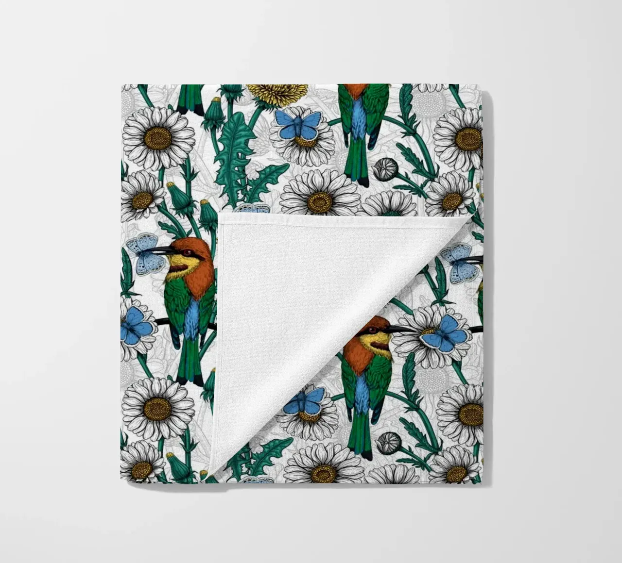 Katerina Kirilova - Mangiatori di api e amanti delle api bianche telo mare da The Artcircle