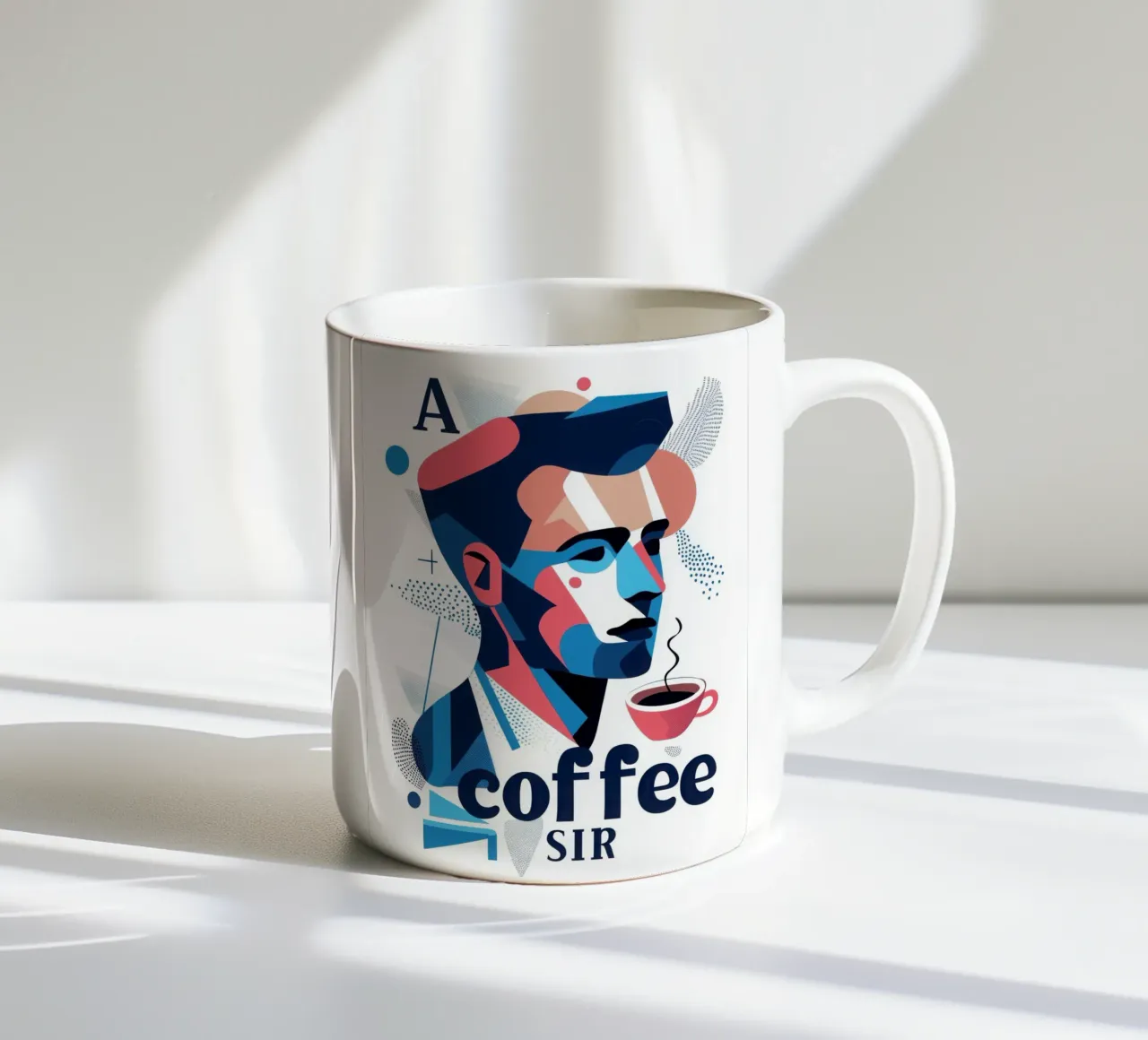 A coffee please tazza in ceramica da Art Typo Essentiel