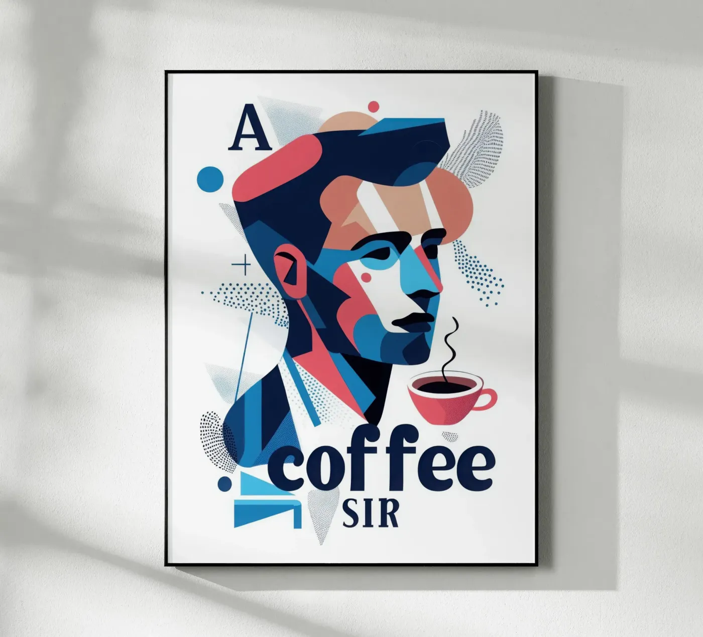 A coffee please plexiglas de Art Typo Essentiel