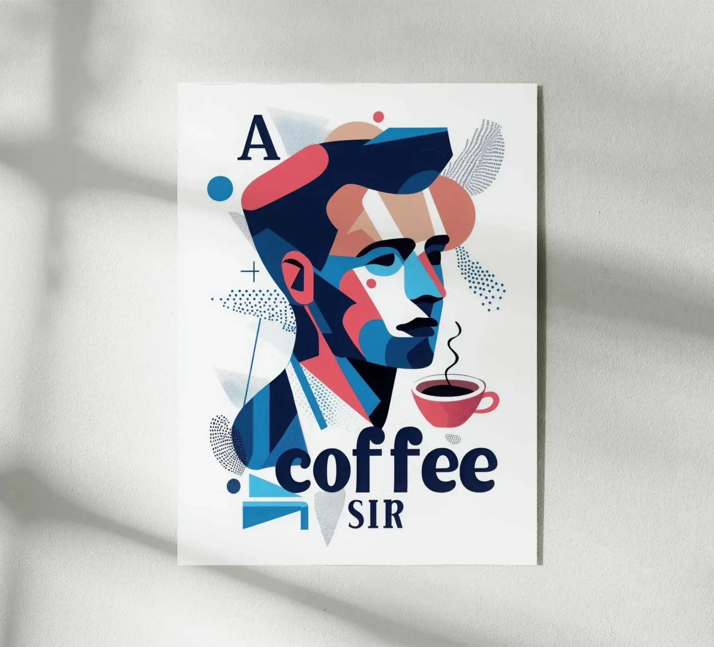 A coffee please plexiglas de Art Typo Essentiel