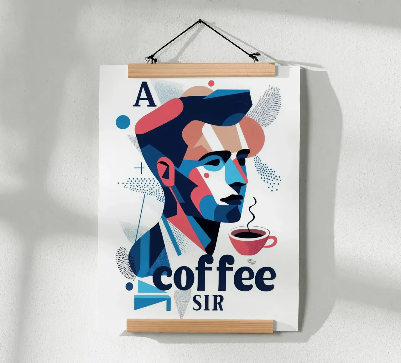 A coffee please poster da Art Typo Essentiel