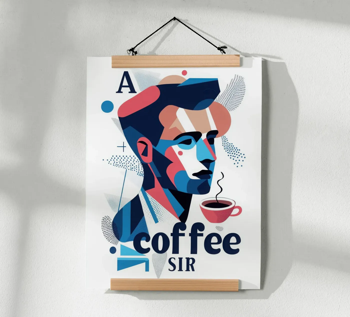 A coffee please poster da Art Typo Essentiel