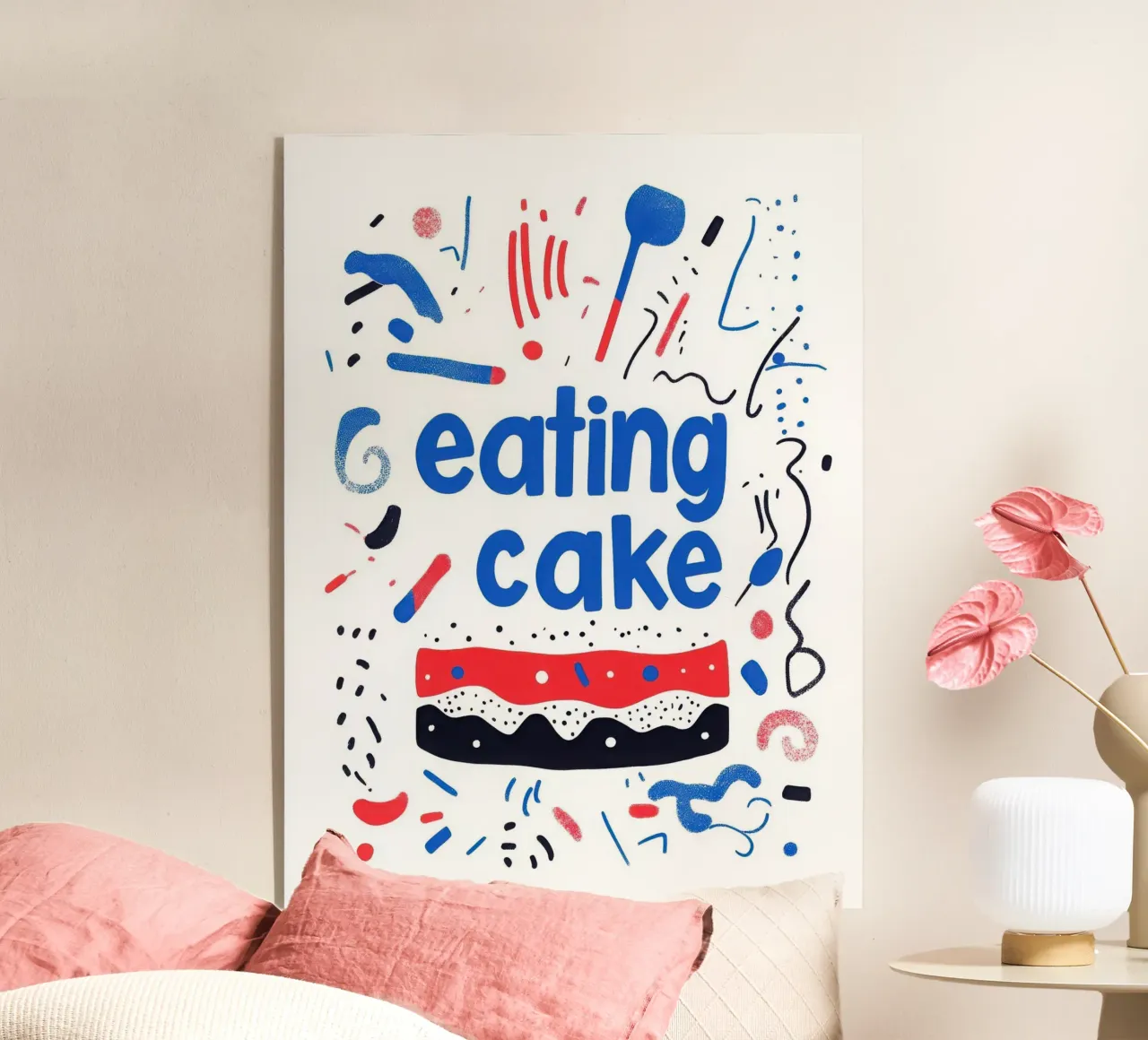 Eating cake plexiglass da Art Typo Essentiel